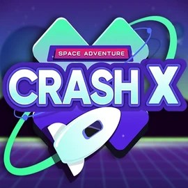 Logo of Crash X from Turbo Games at SLOTT Casino