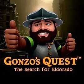 Logo of Gonzo's Quest from NetEnt at SLOTT Casino