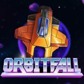 Orbitfall slot logo by ELK Studios at SLOTT CasinoOrbitfall