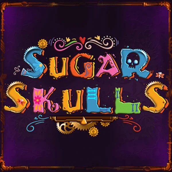 Logo of Sugar Skulls from Booming Games at SLOTT Casino